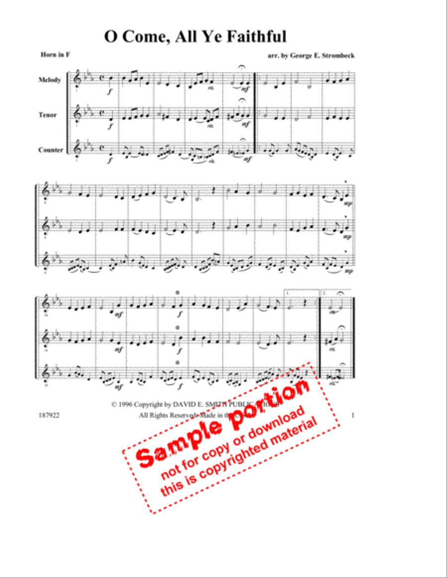 Hymns For Multiple Instruments- Vol. II, Bk8- Horns Large Ensemble scores gallery preview page 2