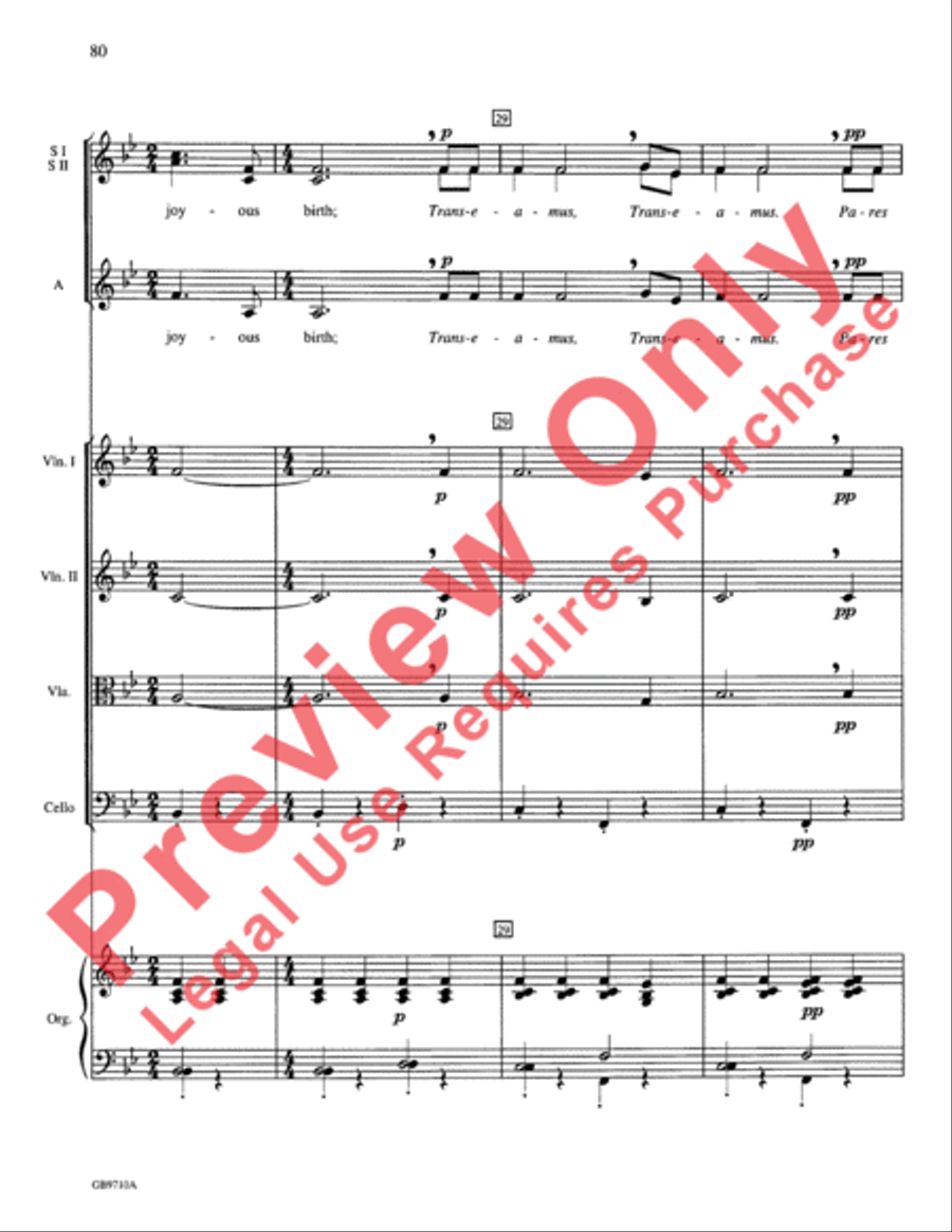 A Festival of Lessons and Carols Choir scores gallery preview page 81
