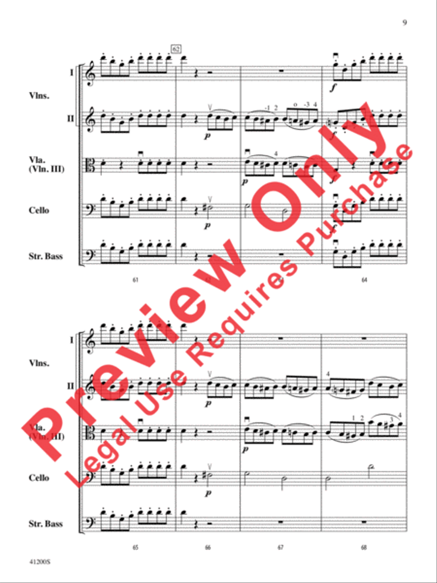 Allegro Molto String Orchestra scores gallery preview page 10