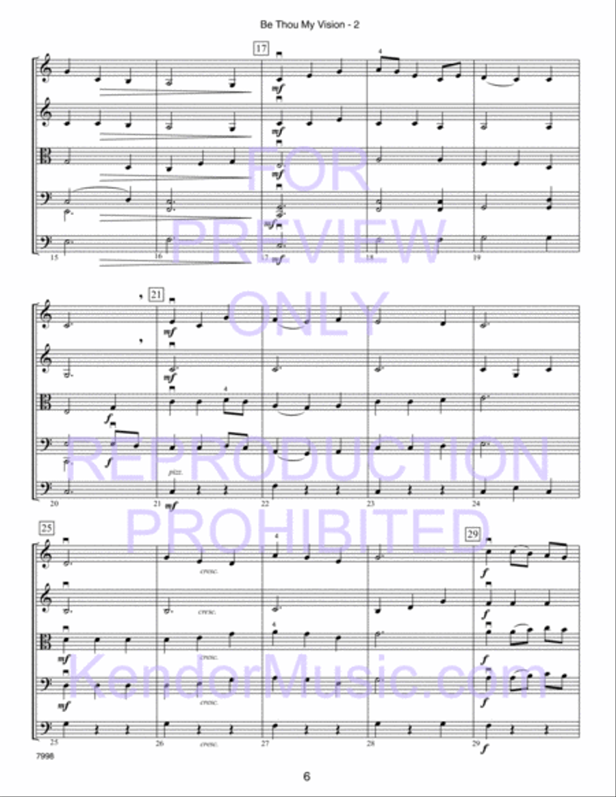 Kendor Concert Favorites, Volume 2 - 3rd Violin (Viola T.C.) Viola scores gallery preview page 11