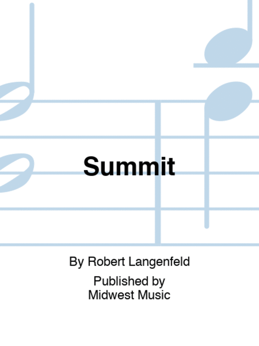 Summit Concert Band scores gallery preview page 1