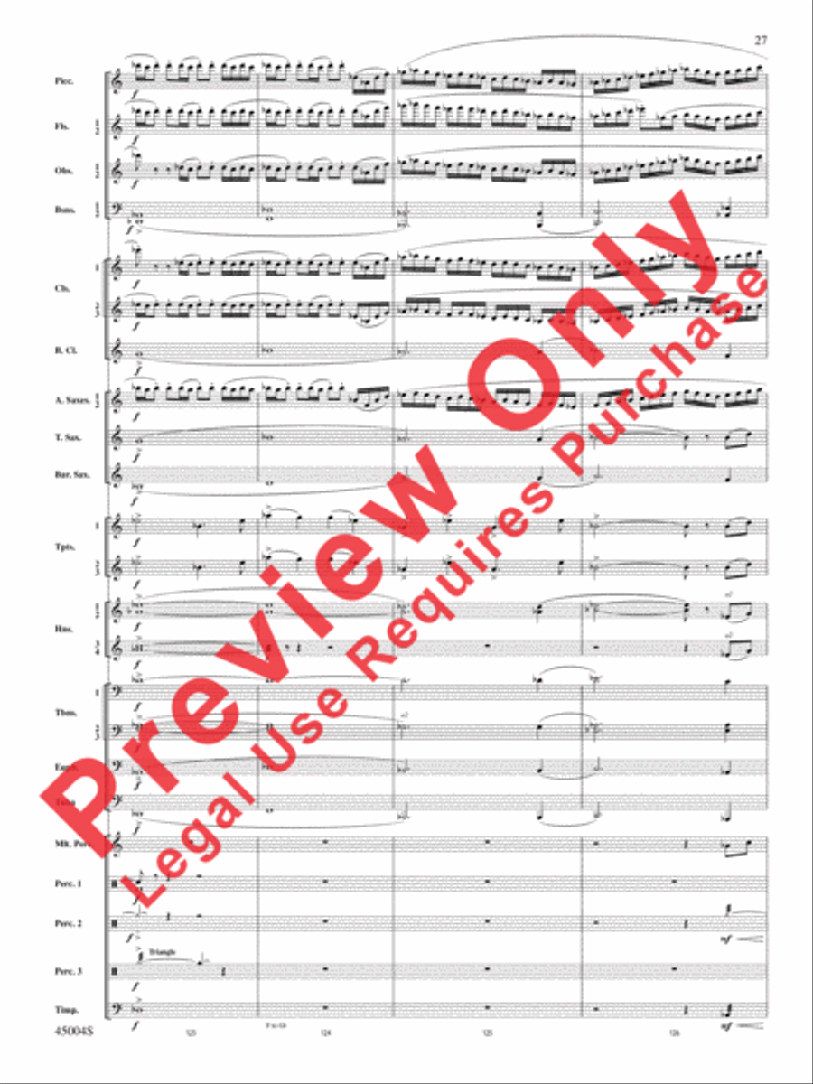 Red Rock Mountain Concert Band scores gallery preview page 62
