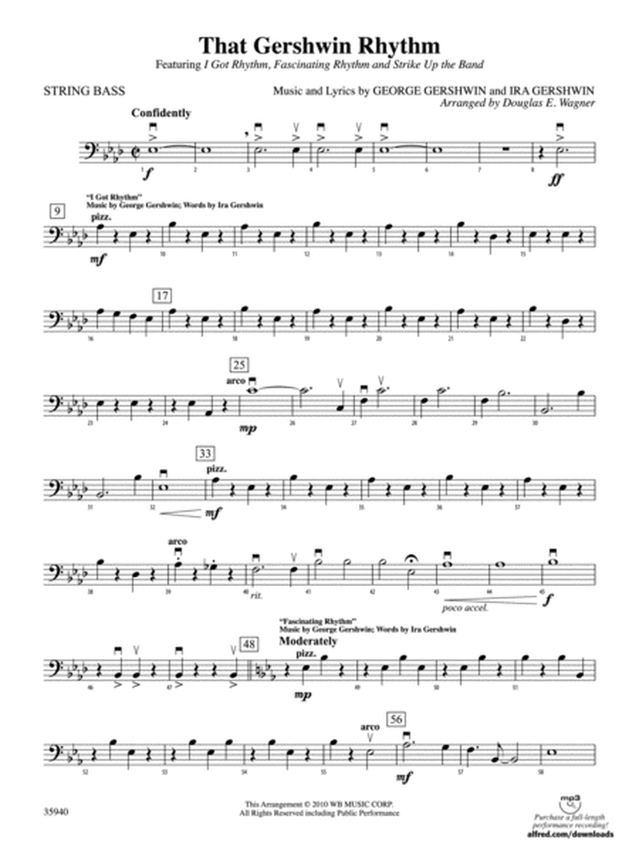 That Gershwin Rhythm: String Bass