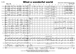 What A Wonderful World - Score Only