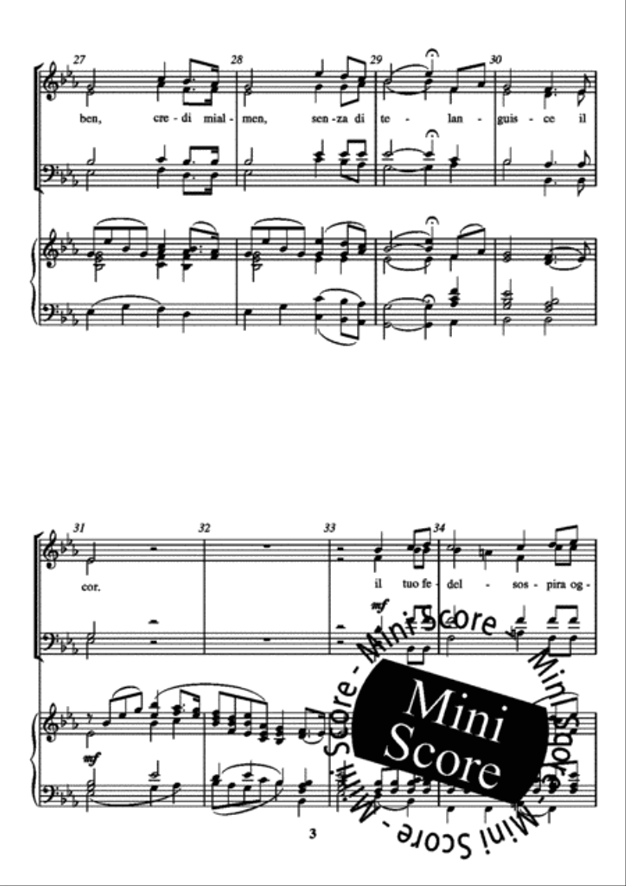 Caro Mio Ben Caro Mio Ben Concert Band scores gallery preview page 14