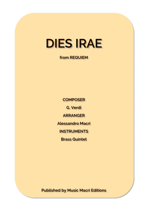 Book cover for DIES IRAE from REQUIEM by G. Verdi