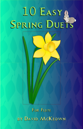 Book cover for 10 Easy Spring Duets for Flute