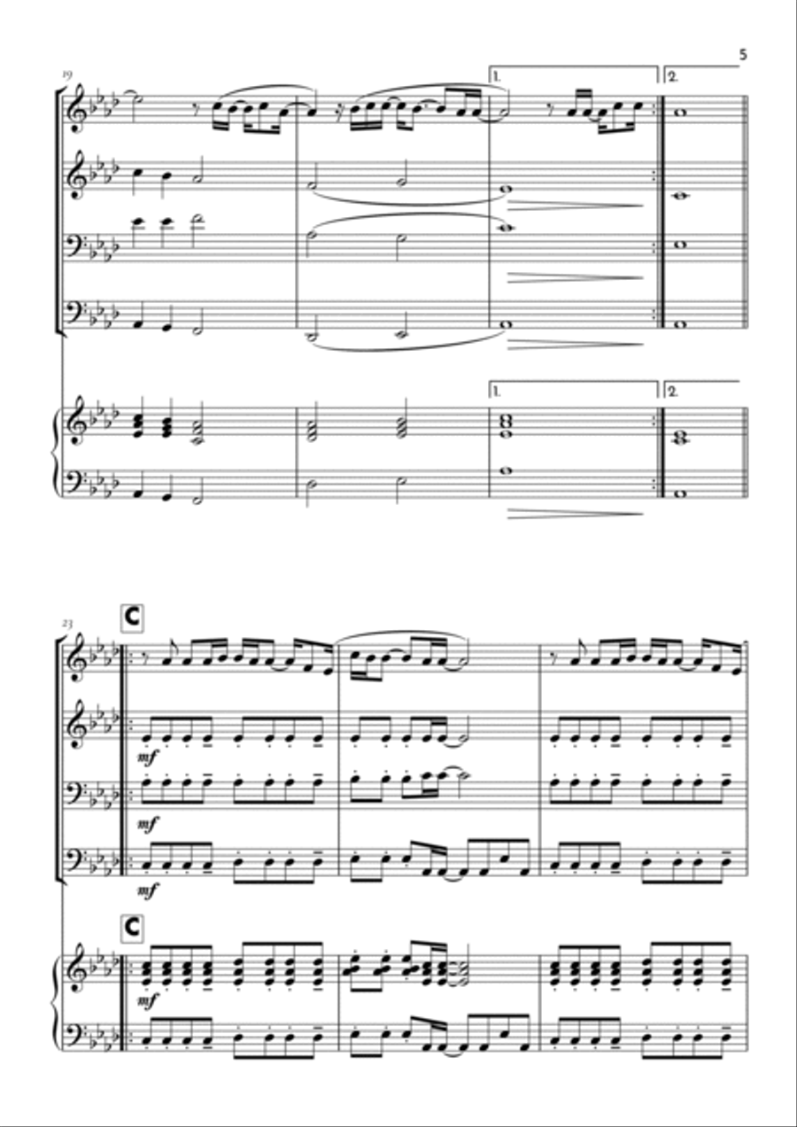 Goodness Of God Goodness Of God Brass Ensemble scores gallery preview page 5