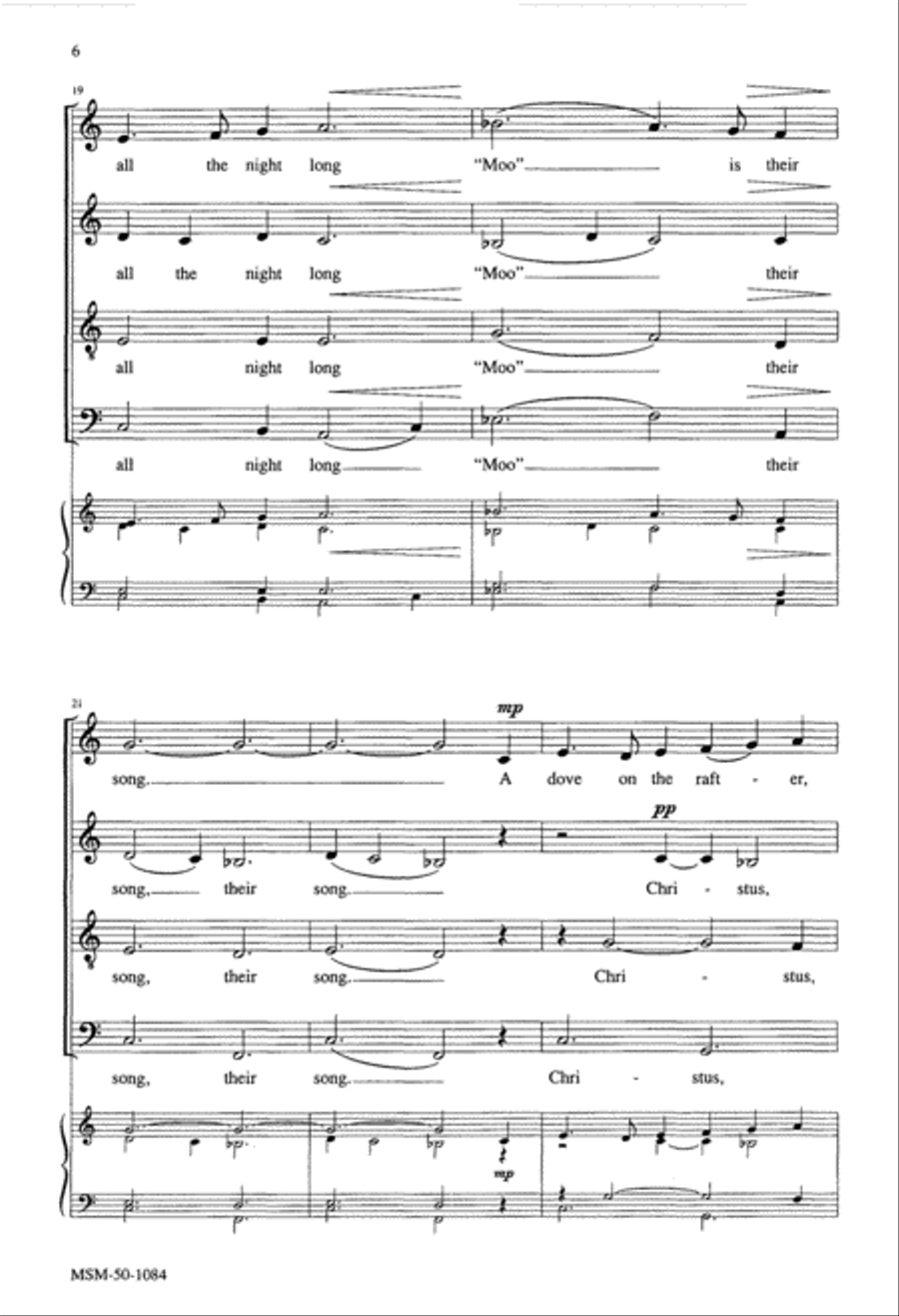 In the Stable 4-Part scores gallery preview page 5