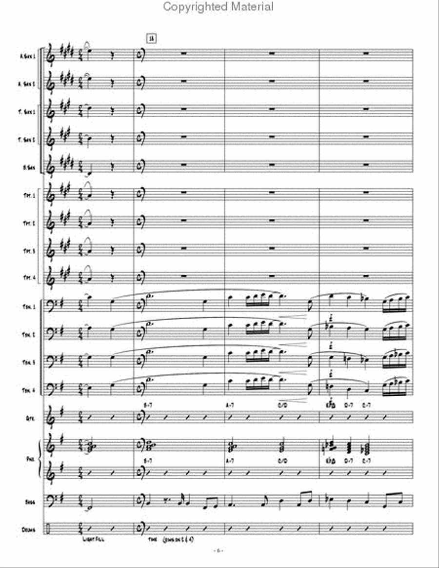 Going Home Jazz Ensemble scores gallery preview page 7