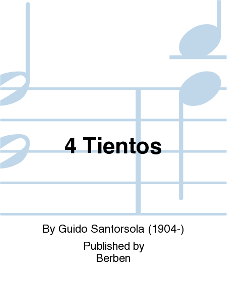 4 Tientos Guitar scores gallery preview page 1