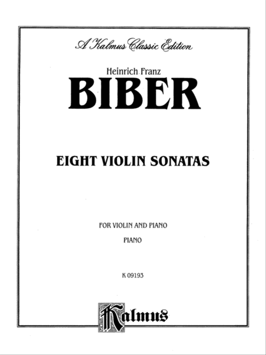 Eight Violin Sonatas Eight Violin Sonatas Violin Solo scores gallery preview page 2