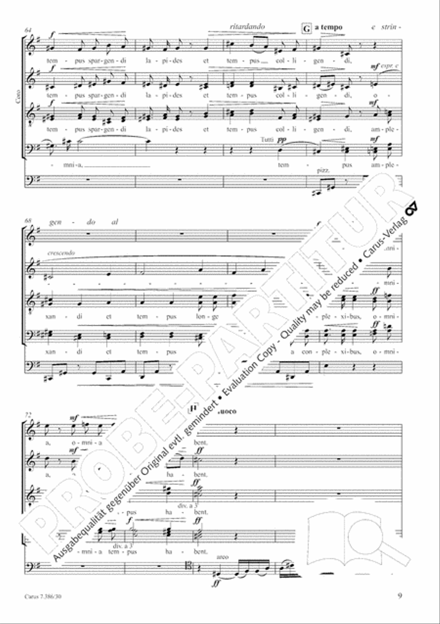 Omnia tempus habent Divisi scores gallery preview page 9