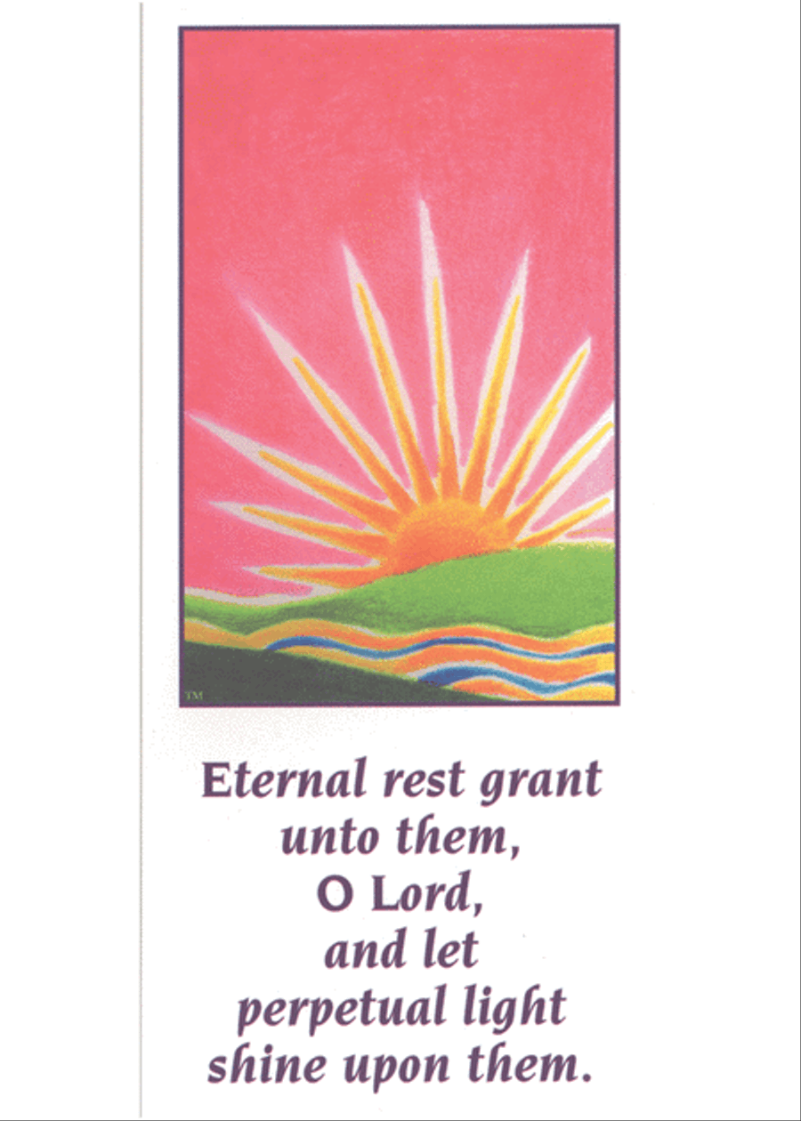 Remembrance Card (100/pkg) Sacred scores gallery preview page 1