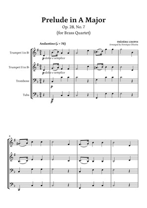 Prelude Op. 28, No. 7 (Brass Quartet) - Frédéric Chopin