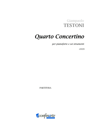 Giampaolo Testoni: QUARTO CONCERTINO (ES-20-068) - Score Only