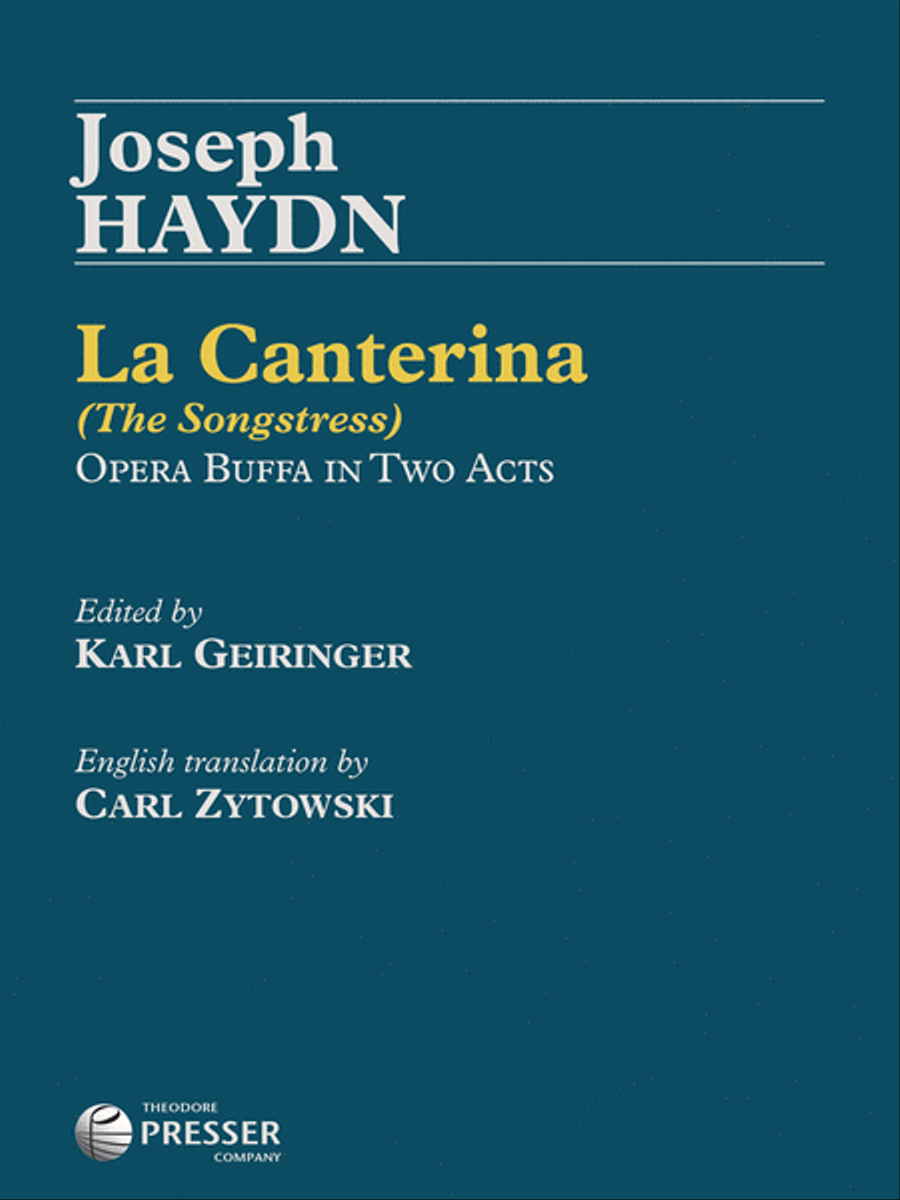 La Canterina (The Songstress) Tenor Voice scores gallery preview page 1