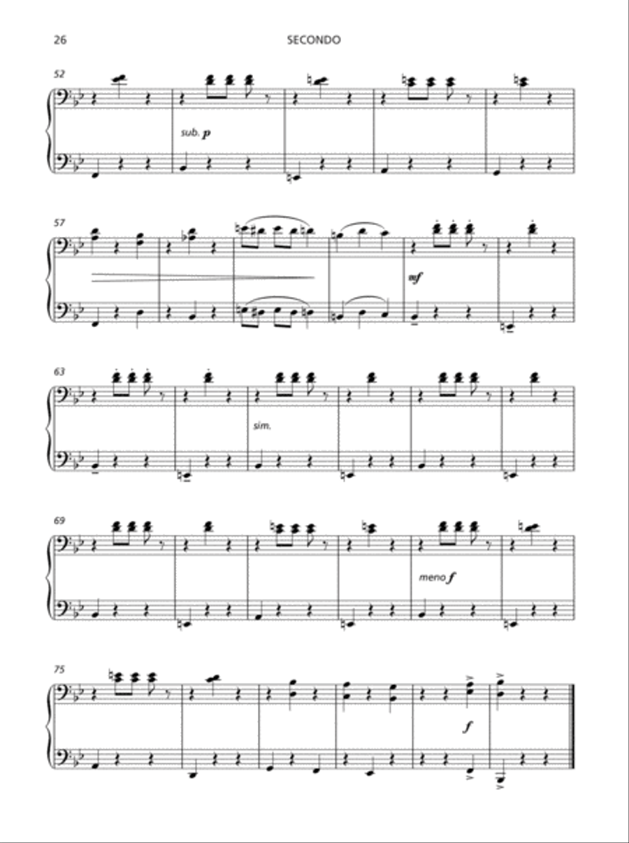 Piano Sketches Duets Book 1 Piano Duet scores gallery preview page 25