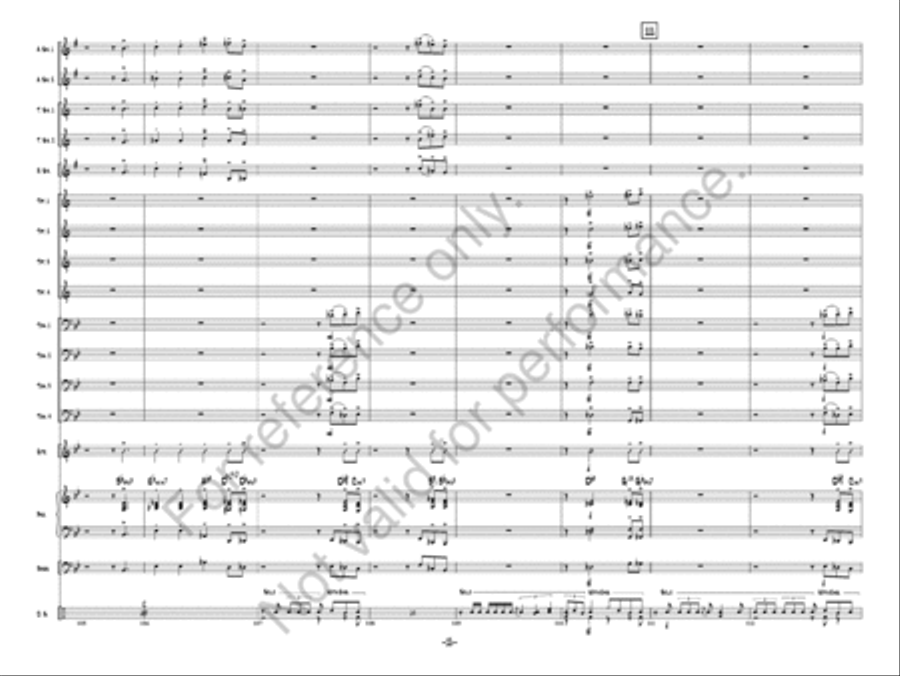 Finishing Brushes Jazz Ensemble scores gallery preview page 16