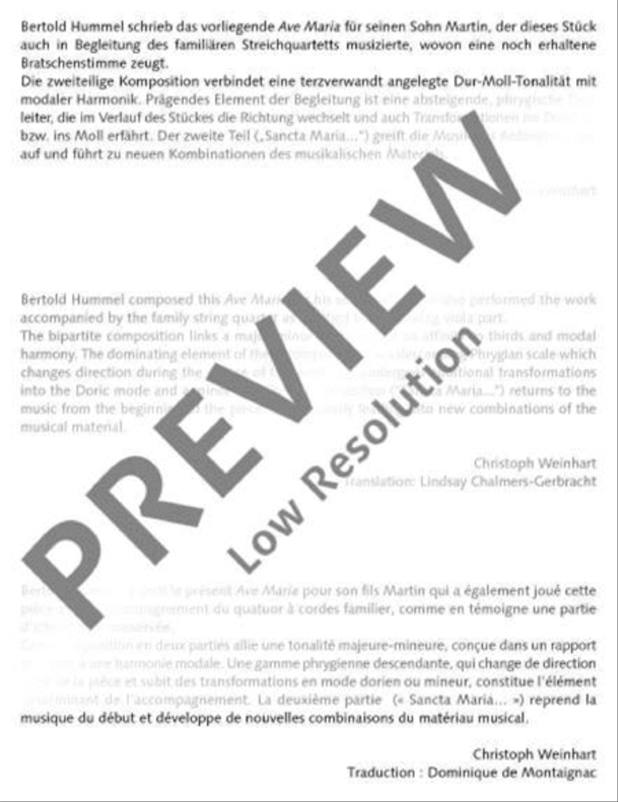 Ave Maria Voice scores gallery preview page 5