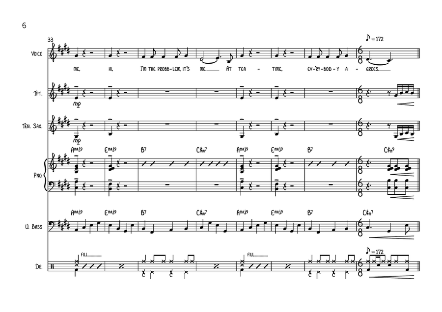 Anti-Hero Jazz Ensemble scores gallery preview page 6
