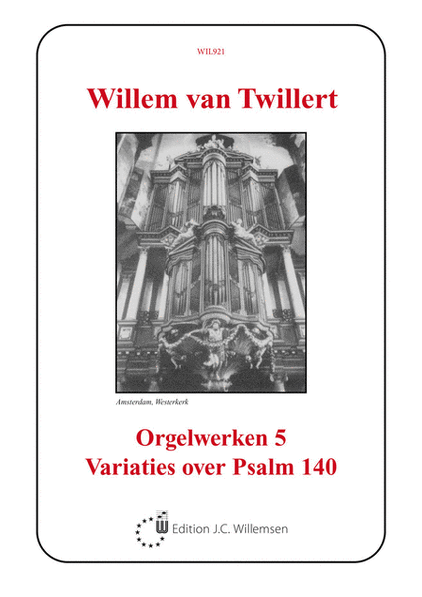 Orgelwerken 5 Variaties over Psalm 140