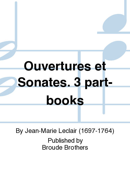 Ouvertures et Sonates. PF 83
