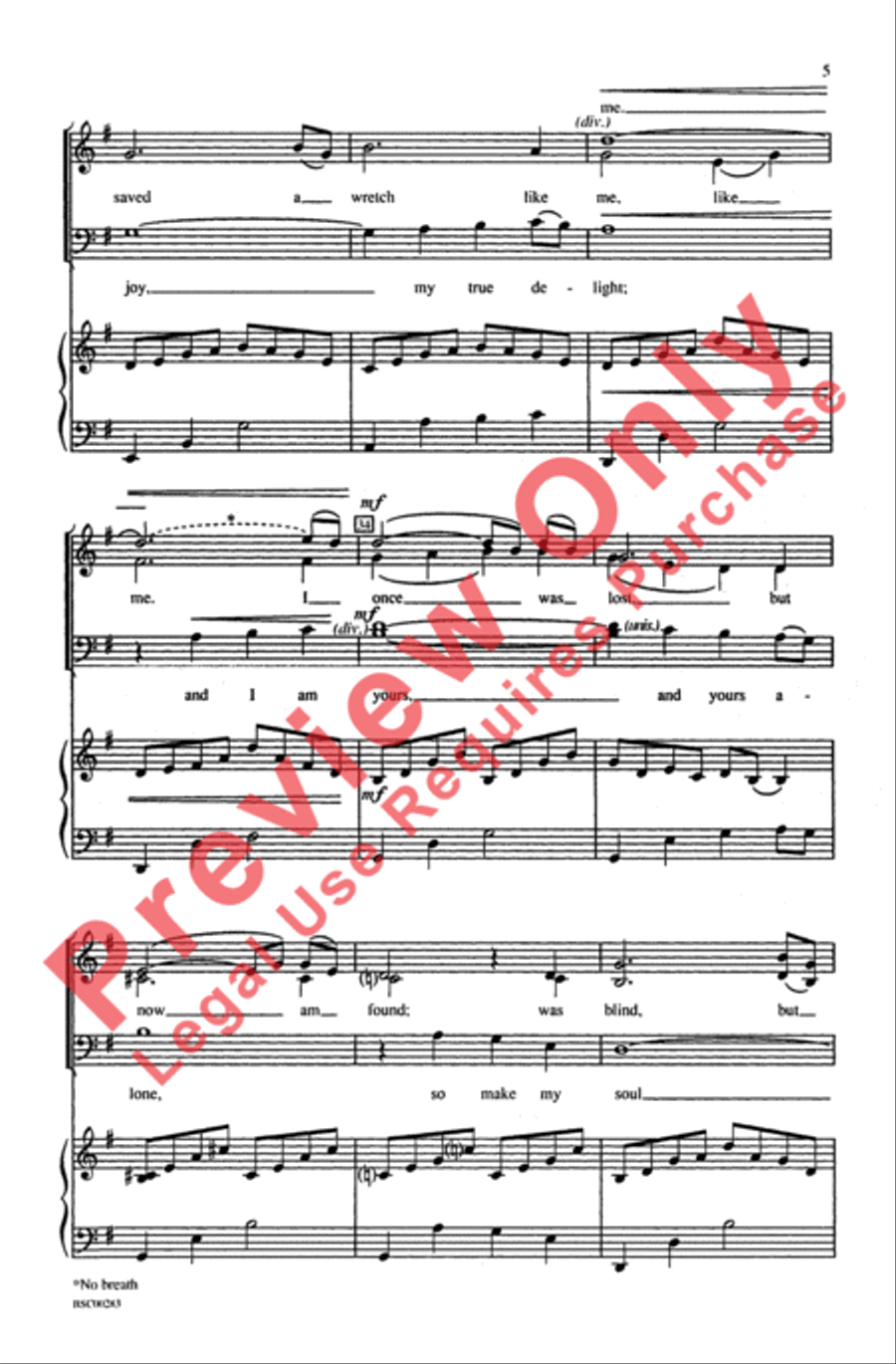 Cradle Me, Lord 4-Part scores gallery preview page 5
