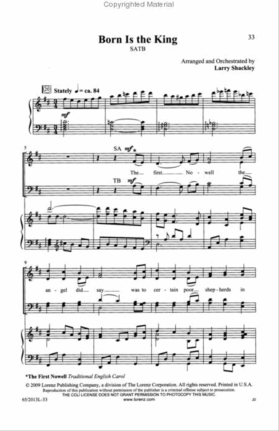 A Christmas Carol Gallery - SATB Score with CD 4-Part scores gallery preview page 4