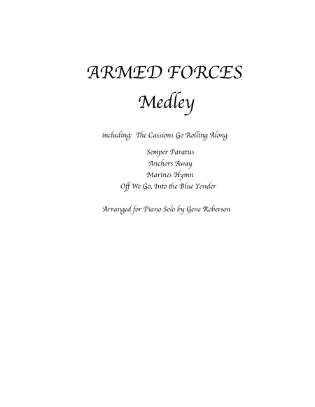 USA ARMED FORCES Medley - Five Branches