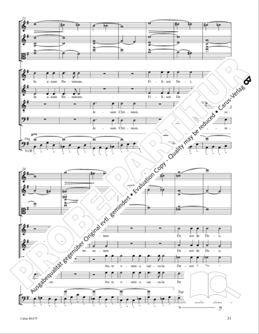 Mass in G Major STB scores gallery preview page 44