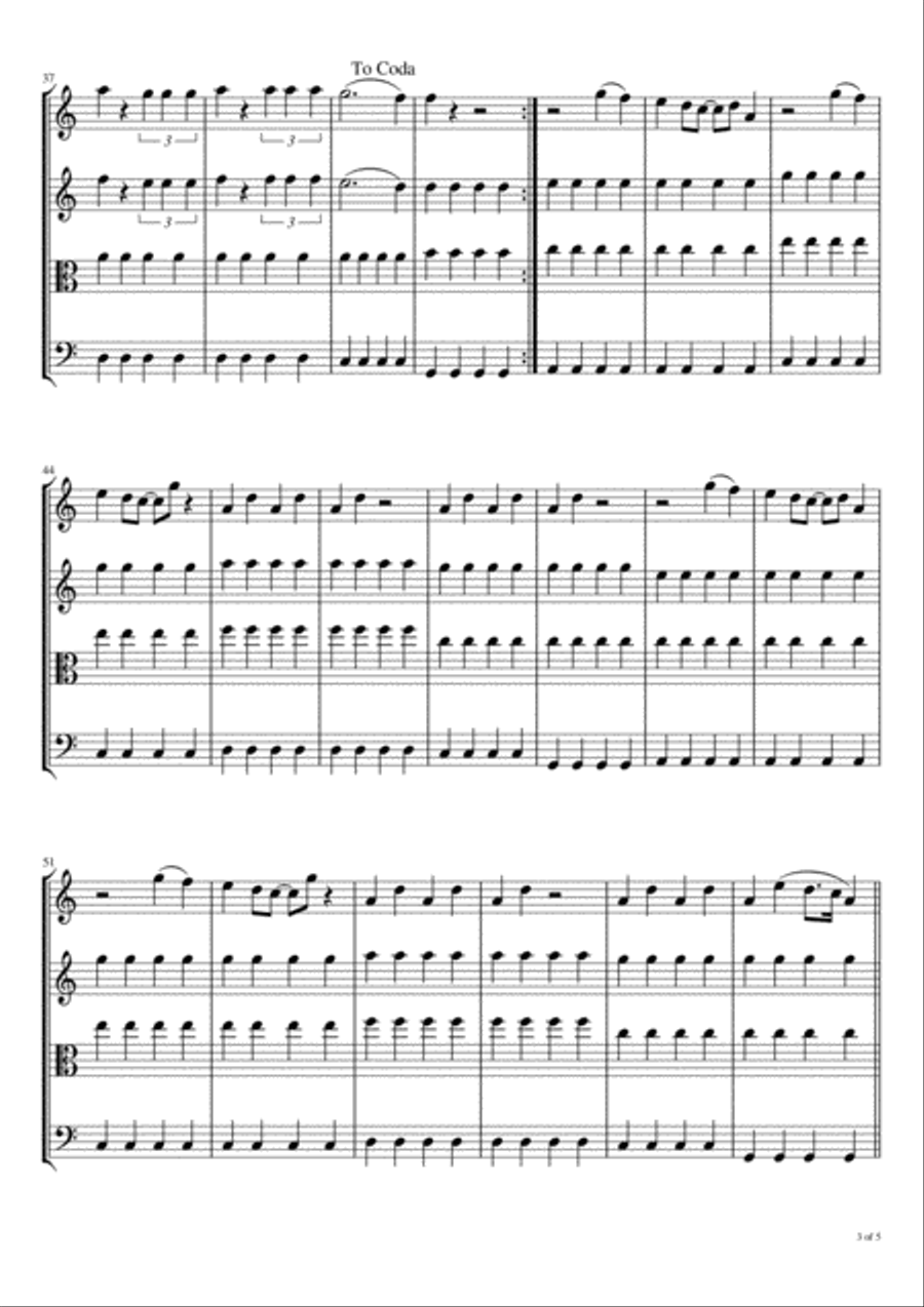 Miracle Pill String Quartet scores gallery preview page 4