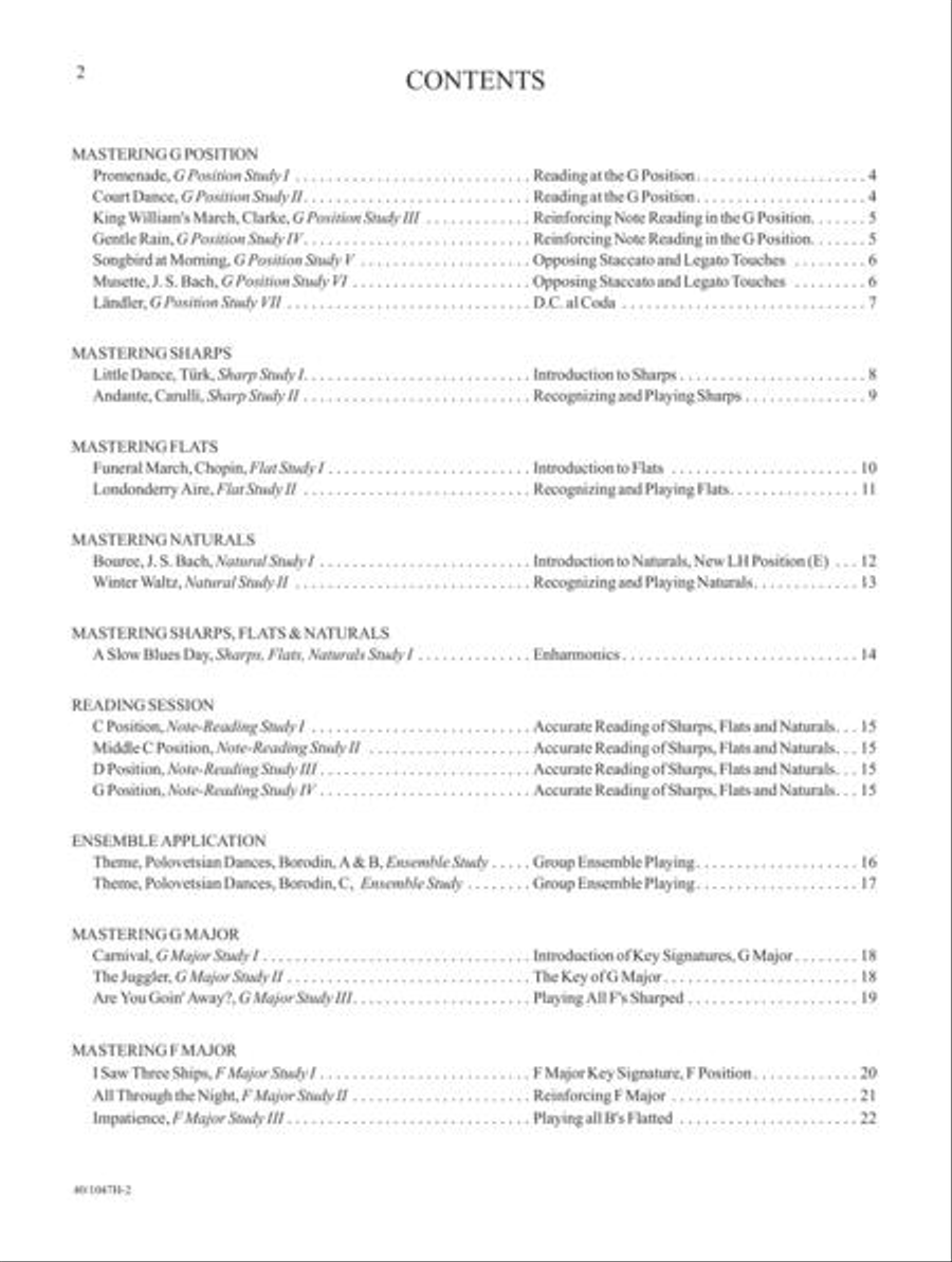 Mastering Music Level 1B Piano Method scores gallery preview page 2