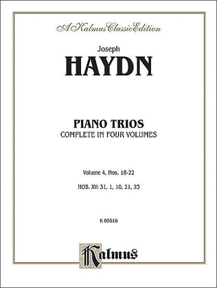 Book cover for Trios for Violin, Cello and Piano, Volume 4