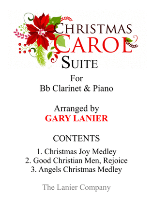 Book cover for CHRISTMAS CAROL SUITE (Bb Clarinet and Piano with Score & Parts)