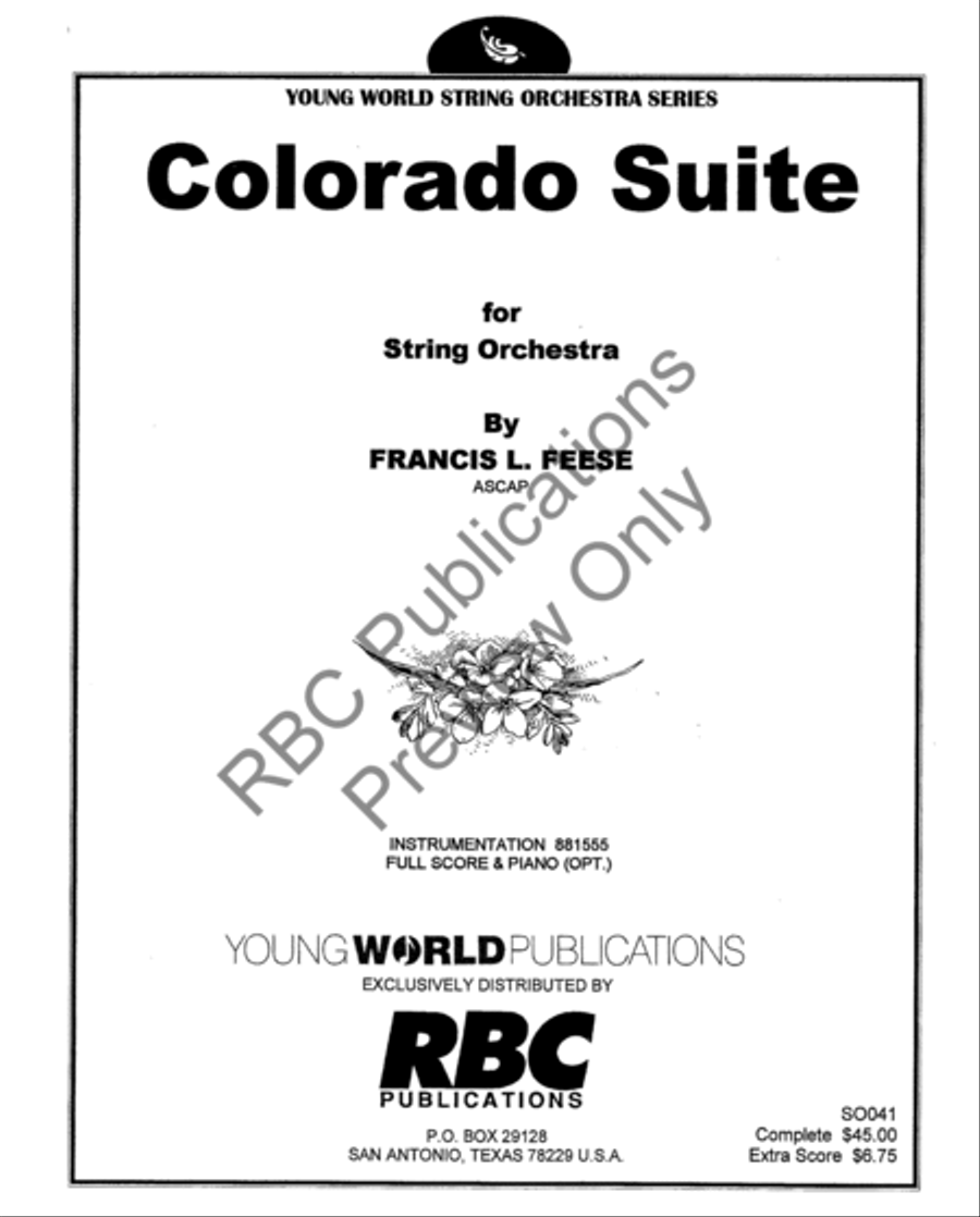 Colorado Suite String Orchestra scores gallery preview page 2