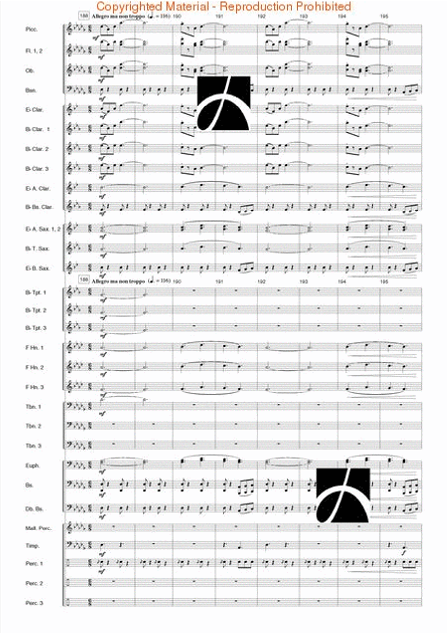 Virginia Concert Band scores gallery preview page 31