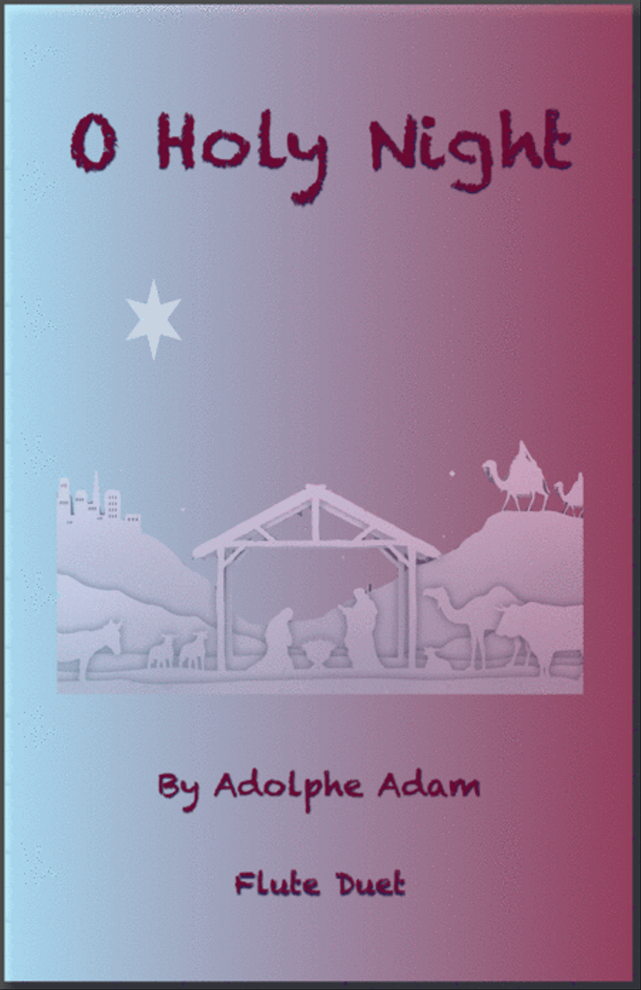 O Holy Night, (Cantique de Noel), Flute Duet Flute Duet scores gallery preview page 1