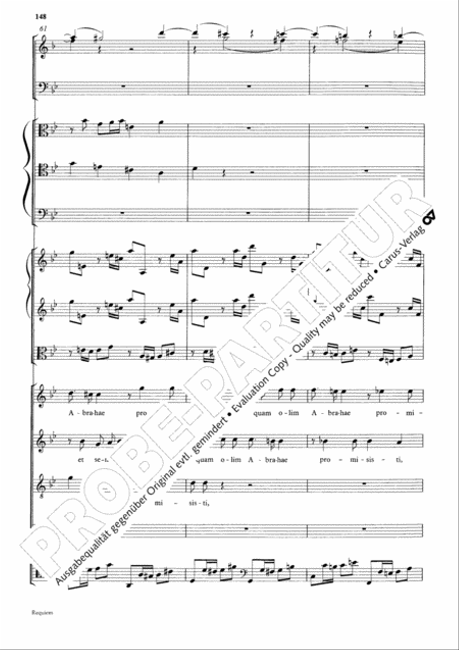 Requiem Requiem 4-Part scores gallery preview page 155