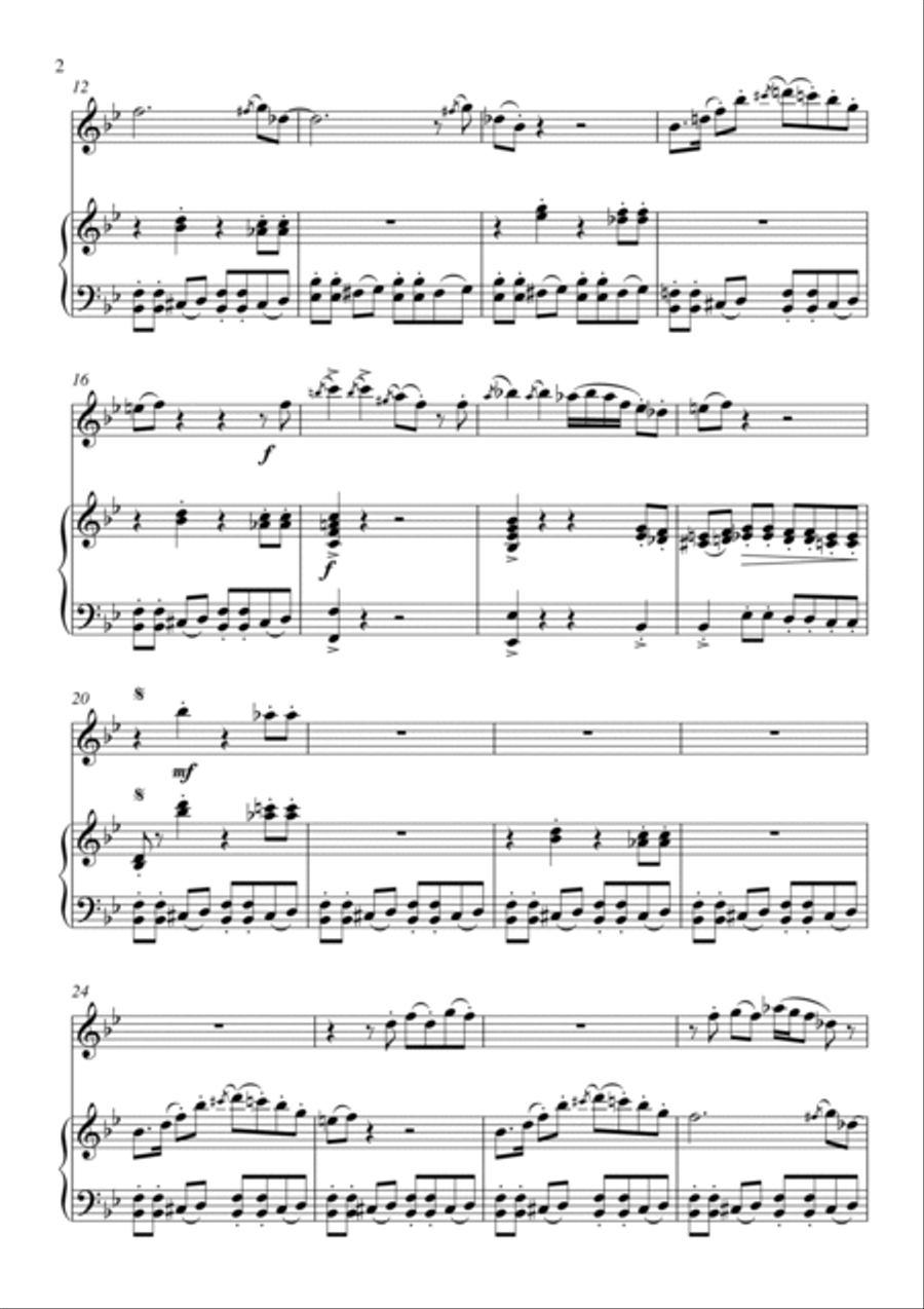 Baby Elephant Walk Piccolo scores gallery preview page 3