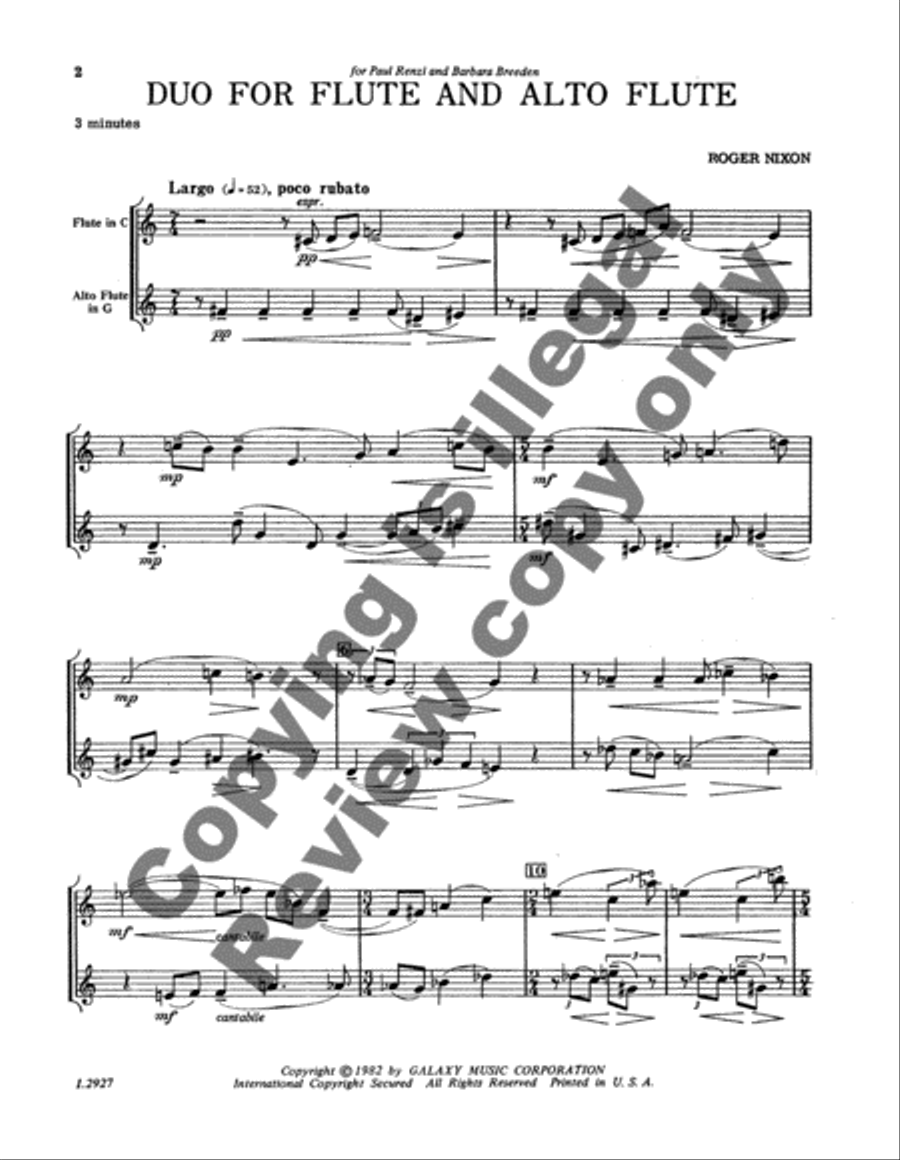 Duo Duo Flute scores gallery preview page 4