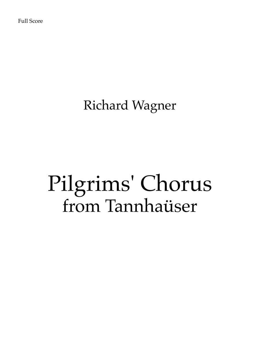 Pilgrims Chorus from Tannhauser - Brass Quintet Brass Quintet scores gallery preview page 1