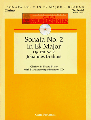 Book cover for Sonata No. 2 in Eb Major