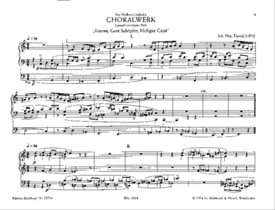 Chorale Works