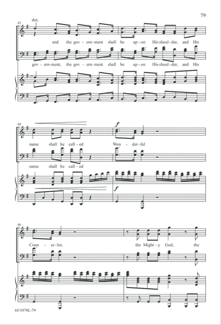 A Great and Mighty Wonder 4-Part scores gallery preview page 80