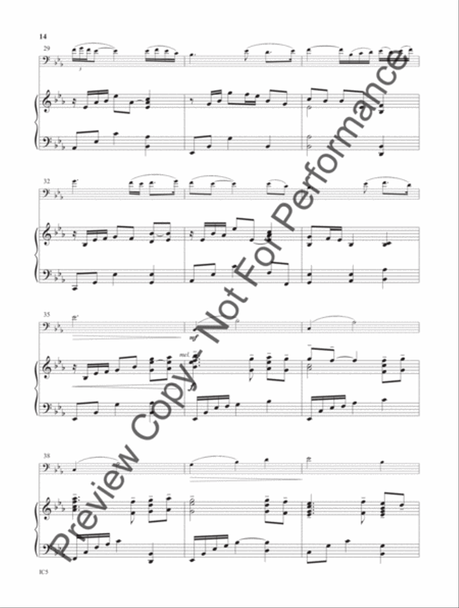 Instrumental Worship - bass instruments in C C Instrument scores gallery preview page 15