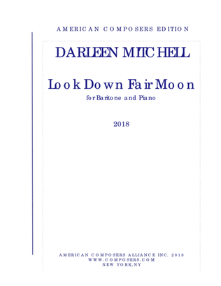 Book cover for [Mitchell] Look Down Fair Moon