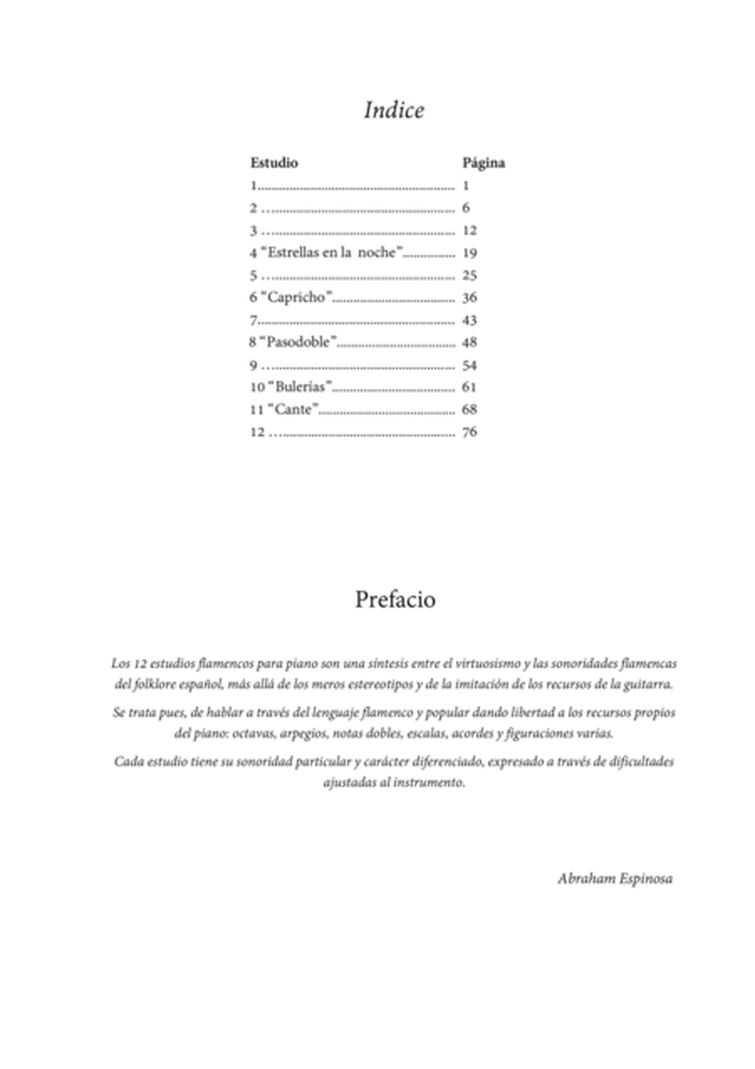 12 estudios flamencos para piano - Libro 1 image number null