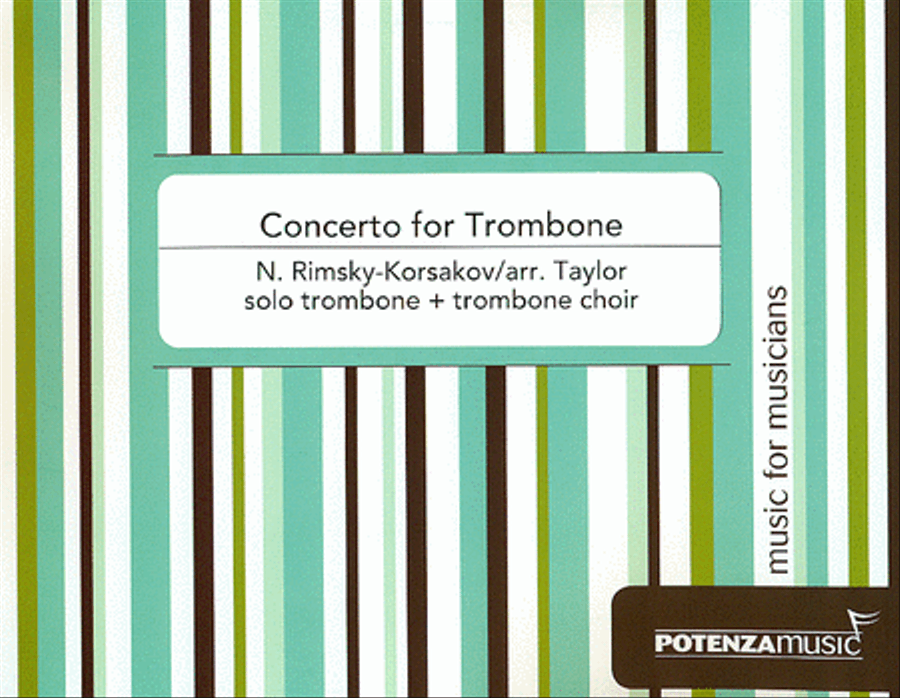 Concerto for Trombone Concerto for Trombone Choir scores gallery preview page 1