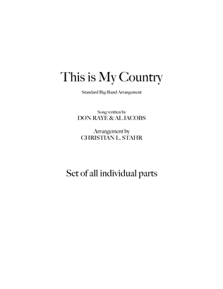 This is My Country (Set of individual parts)